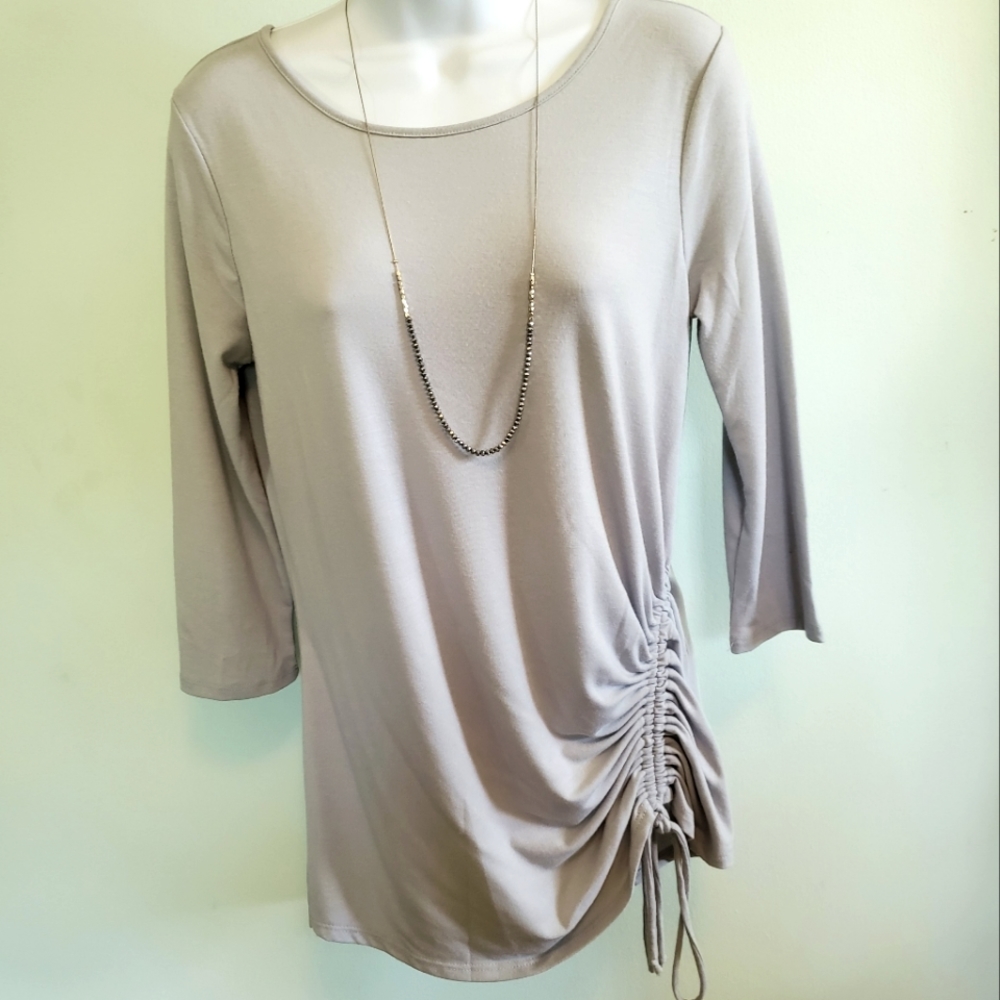 Zenana Premium Rouched Tunic